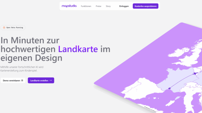Screenshot Mapstudio.ai